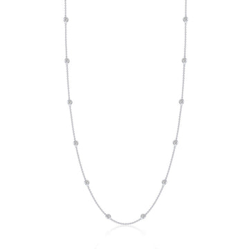0.73 CTW Station Necklace